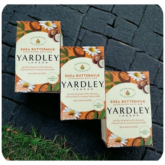 3 Yardley® London Shea Buttermilk Bar Soap NOURISHING Bath BAR 4.25oz - Picture 11 of 11